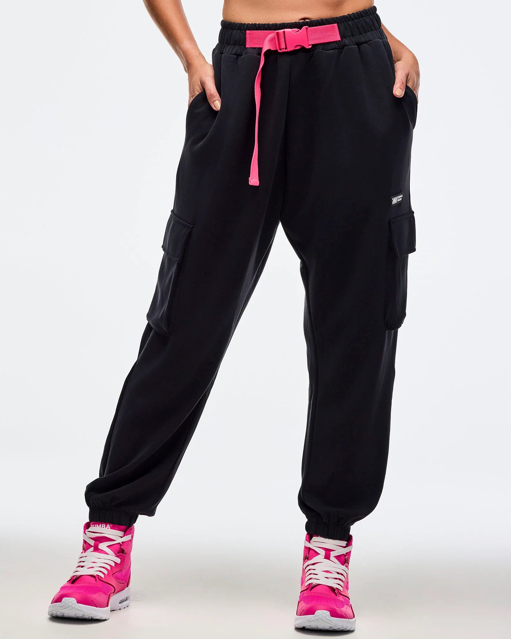 Sizzlin' Modal Slouch Cargo Pants With Belt Z18