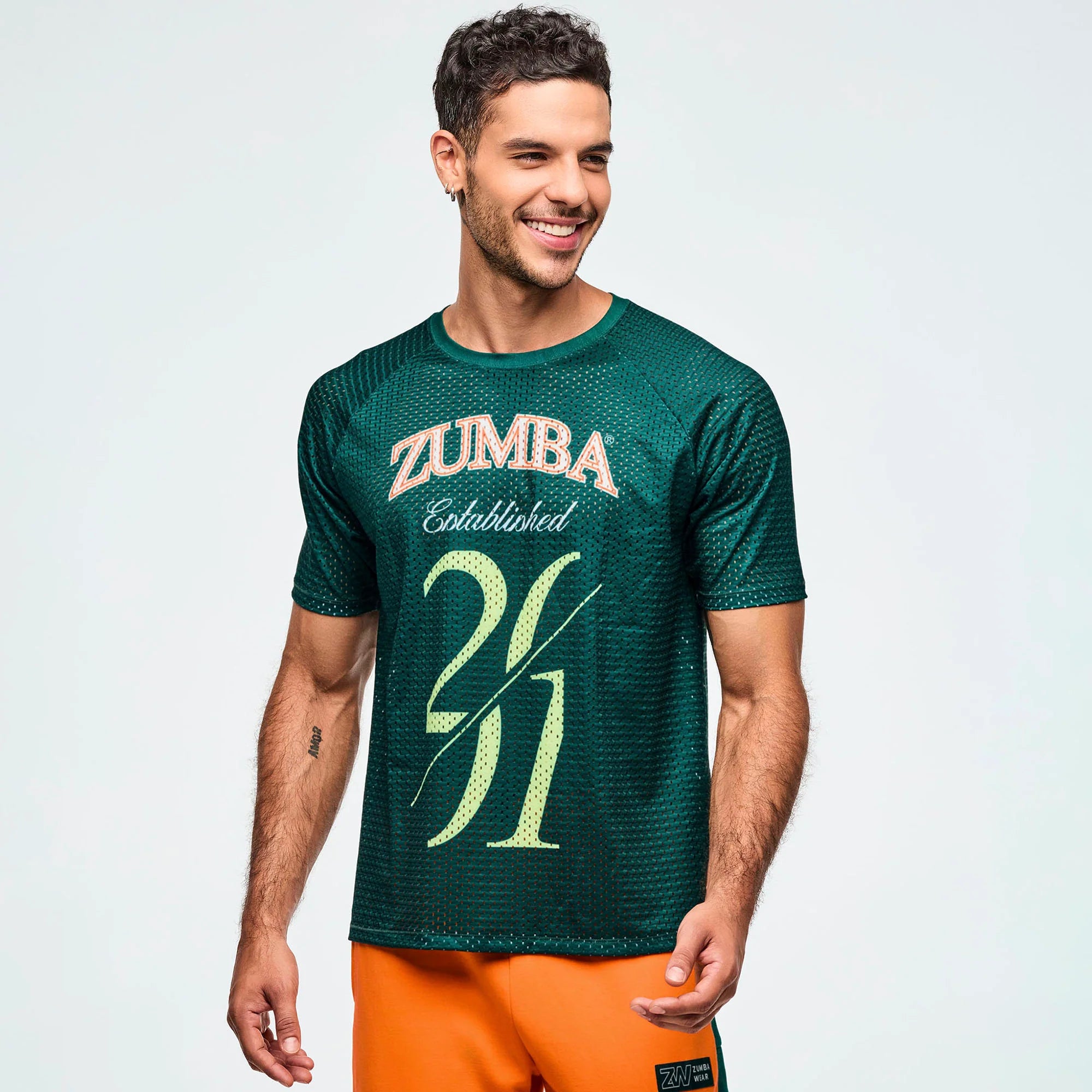 Class of 2 Z1001 Mesh Crew Neck Top