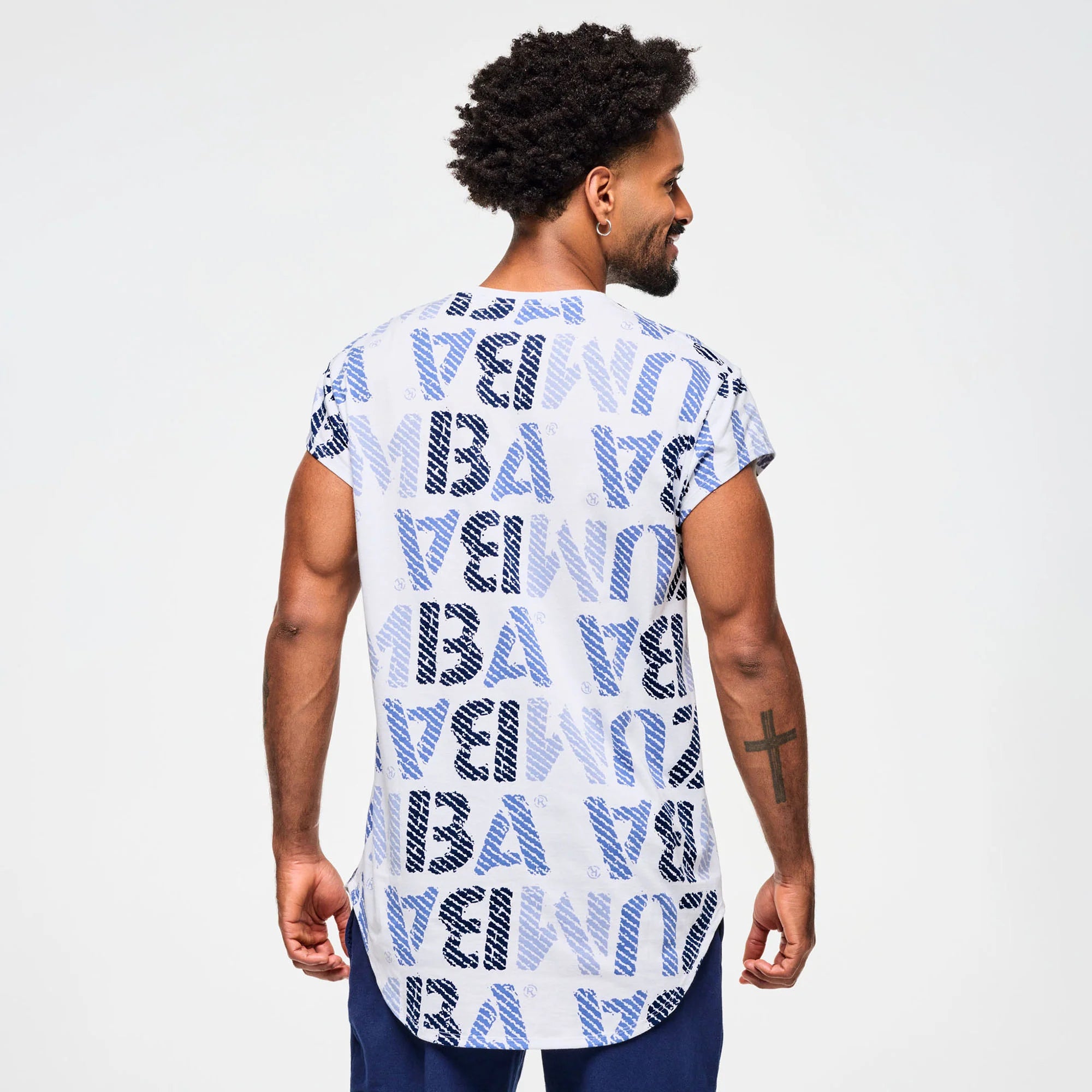 Blue Jean Men's Round Hem Tee B24