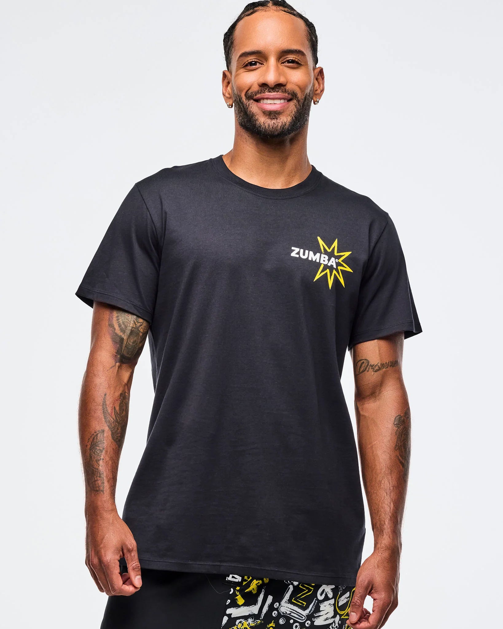 Sizzlin' Crew Neck Tee - Bold Black Z5