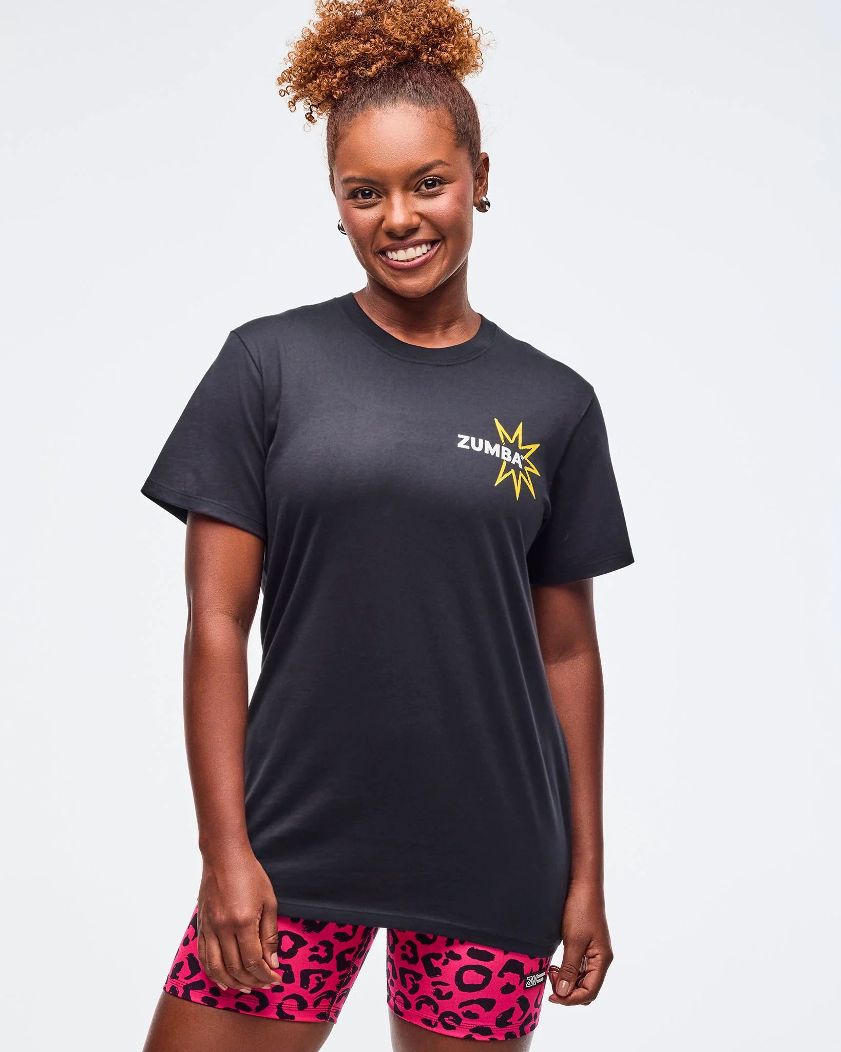 Sizzlin' Crew Neck Tee - Bold Black Z5