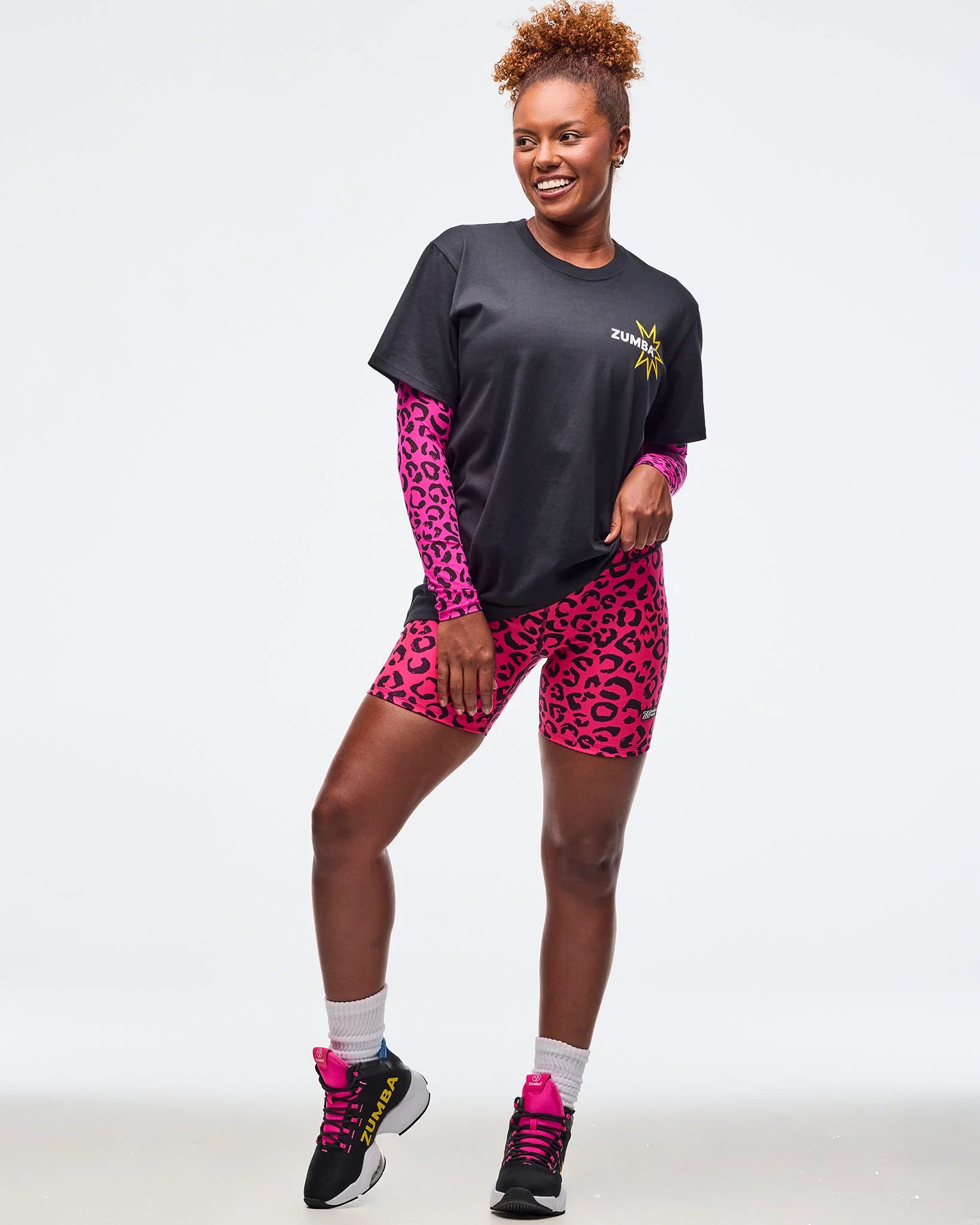 Sizzlin' Crew Neck Tee - Bold Black Z5