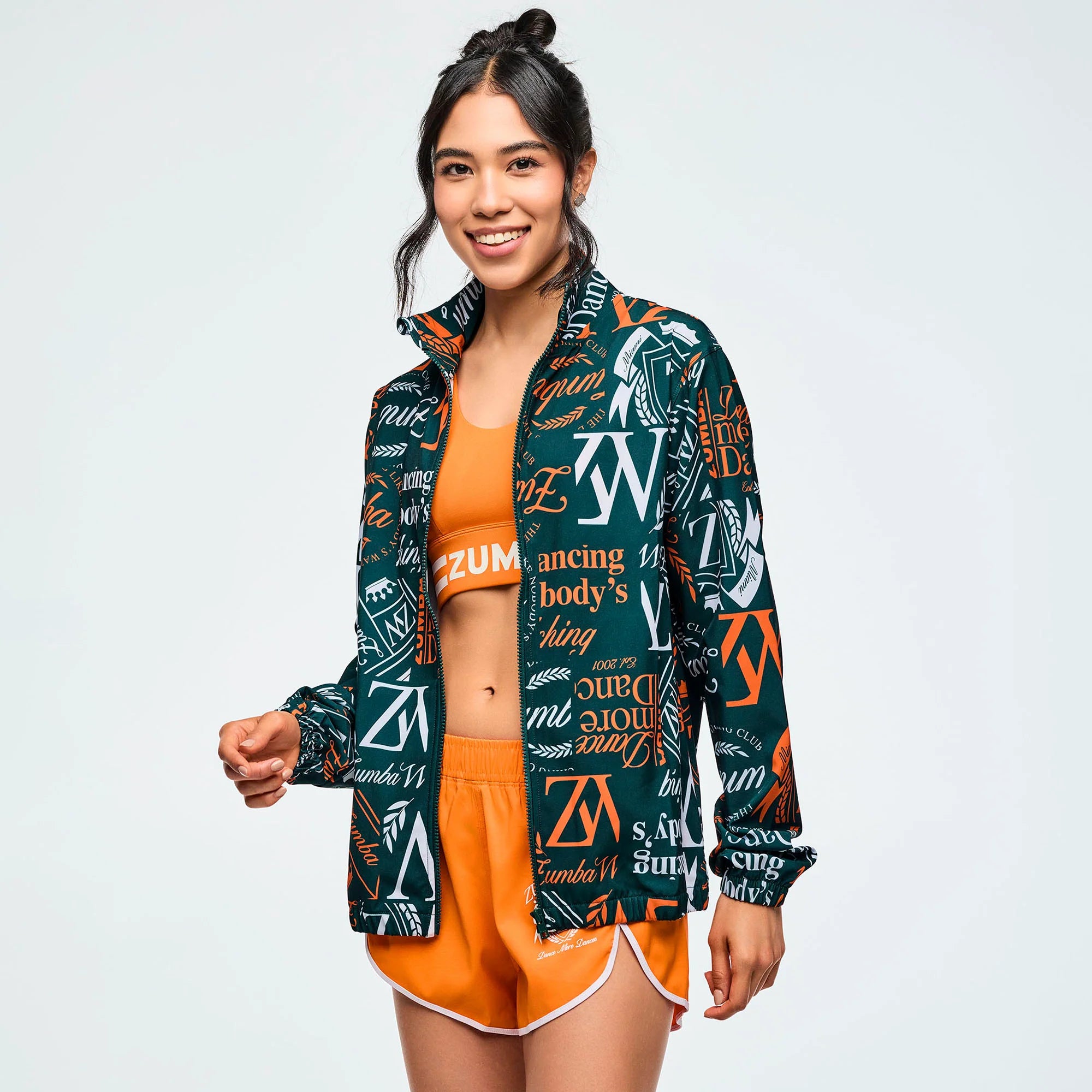 Class of 2001 Unisex Mock Neck Woven Jacket Z2