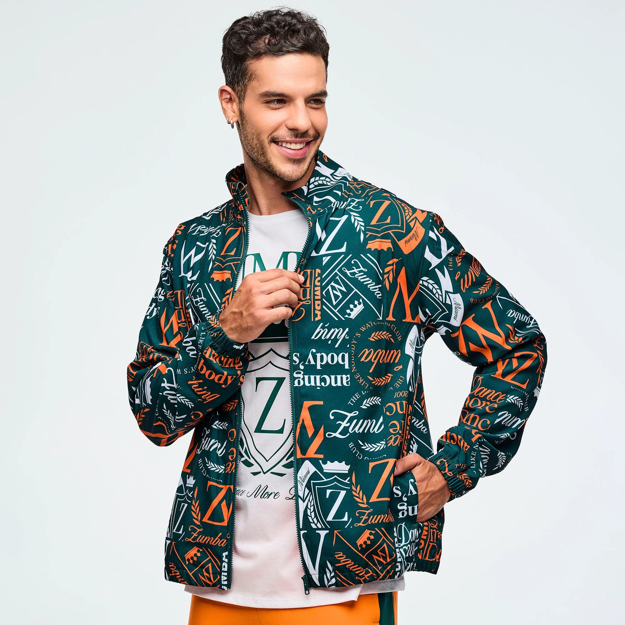 Class of 2001 Unisex Mock Neck Woven Jacket Z2