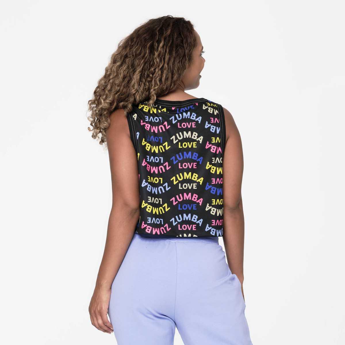 Zumba Love Mesh Crop Tank Z23