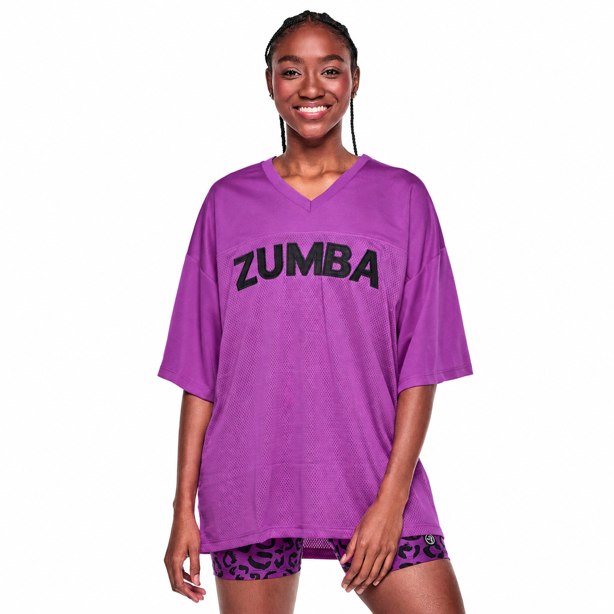 Ultrabright Oversized Mesh Sports Jersey