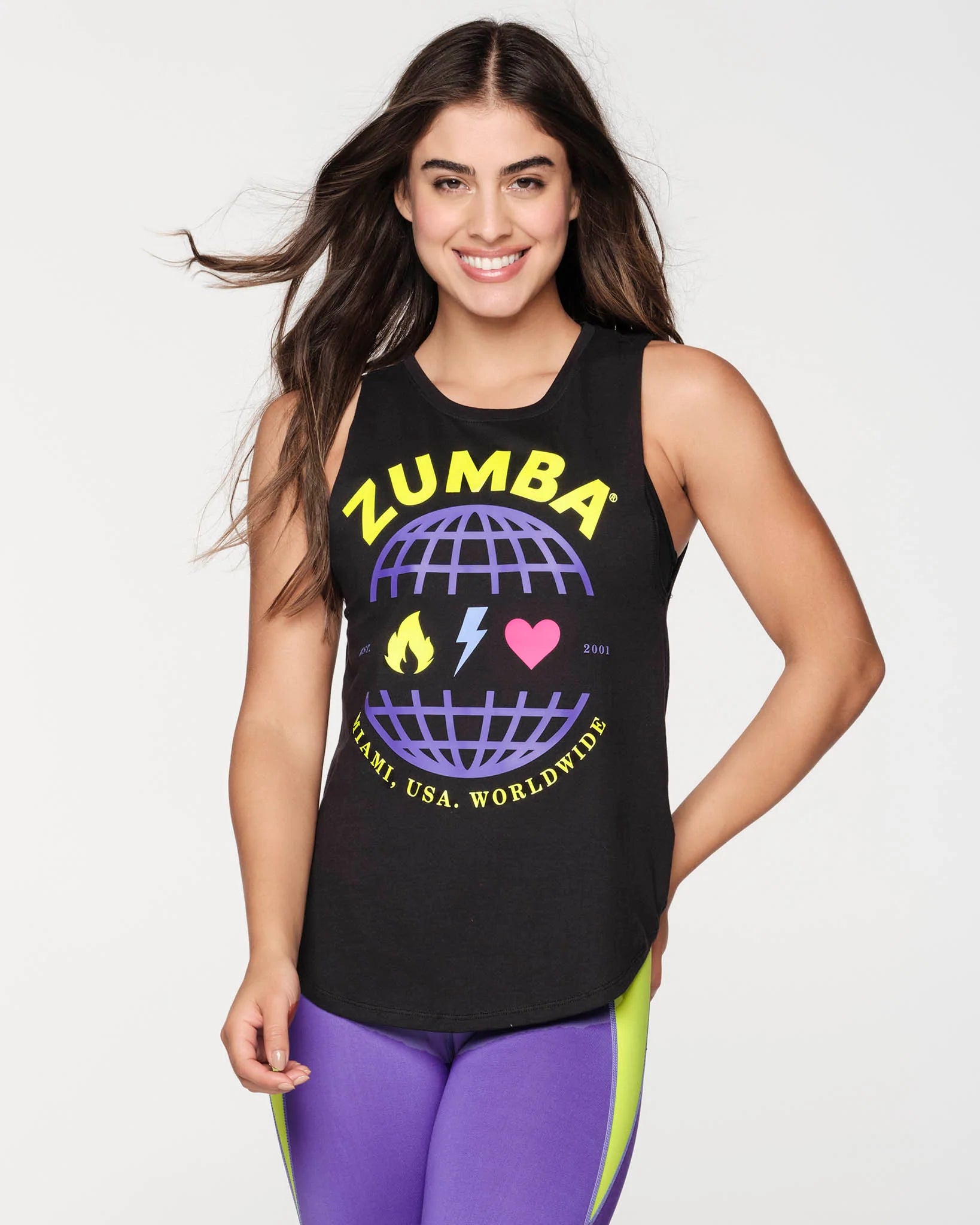 Zumba Miami Muscle Tank Top Z6
