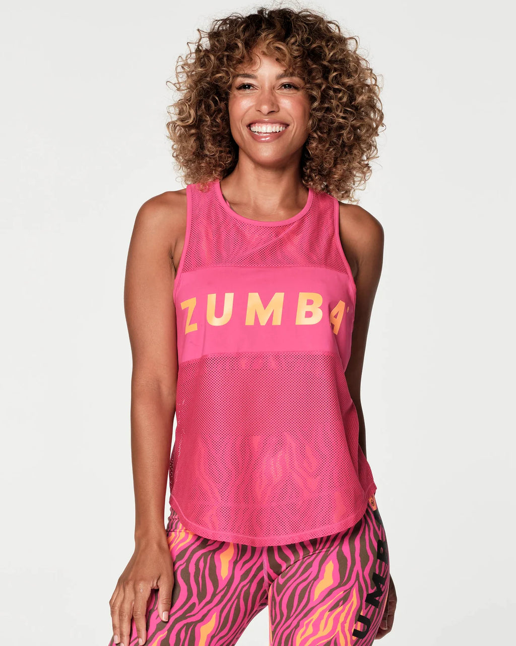 Zumba Wild Mesh Tank Z24