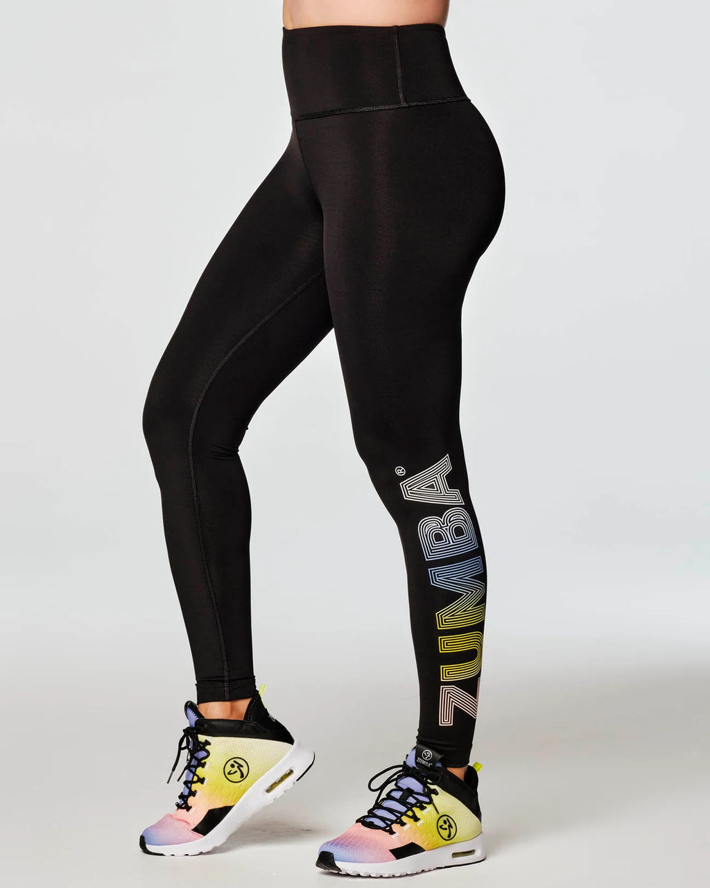 Zumba Move Dream Shine High Waisted Ankle Leggings Z6