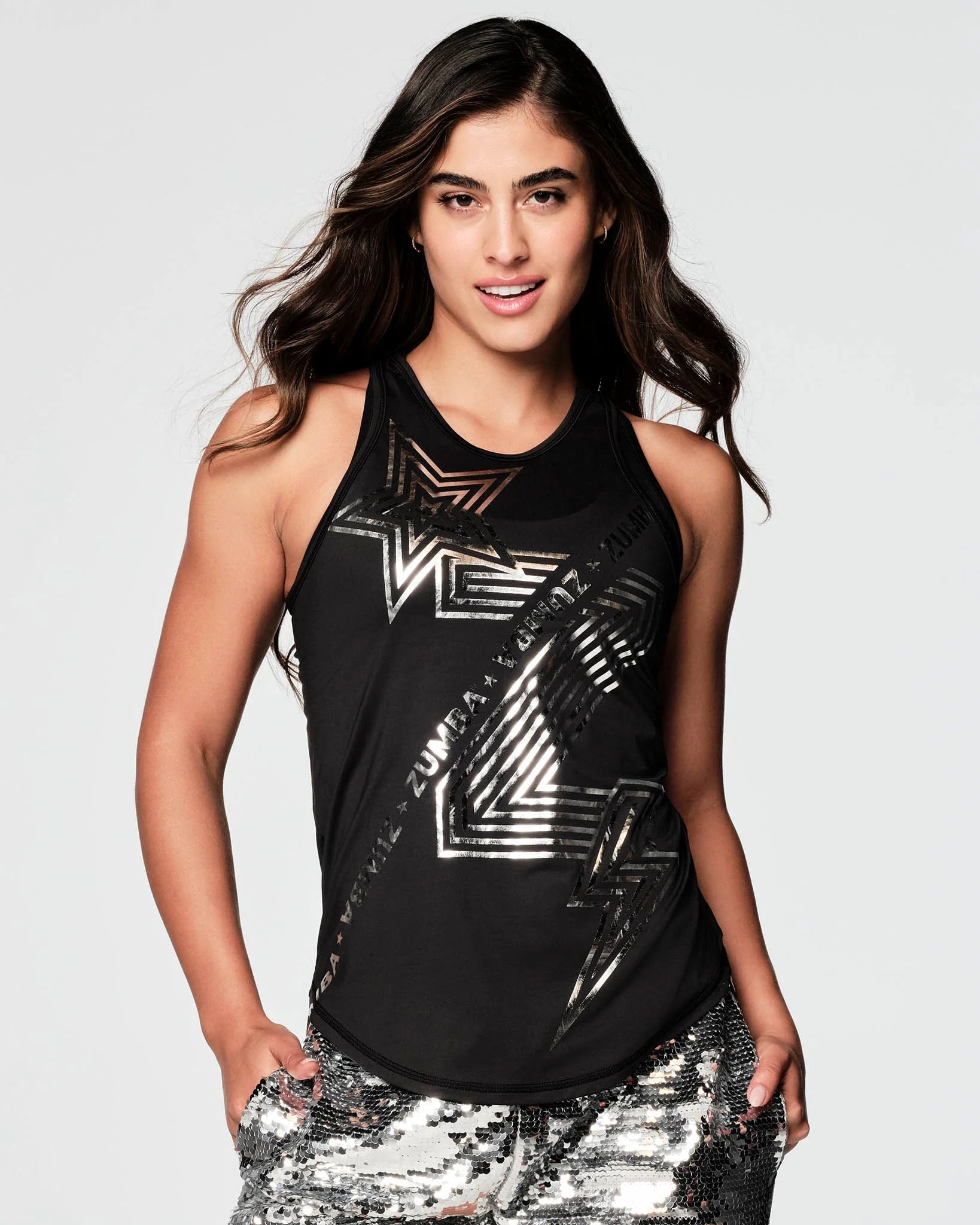 Zumba Skate Crew High Neck Tank Top Z23