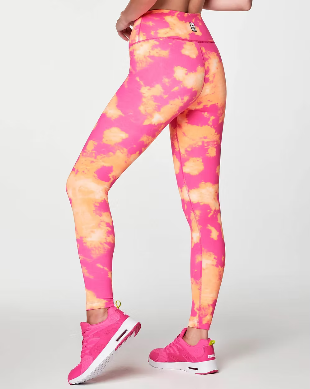Zumba Move Tie-Dye High Waisted Ankle Leggings Z22