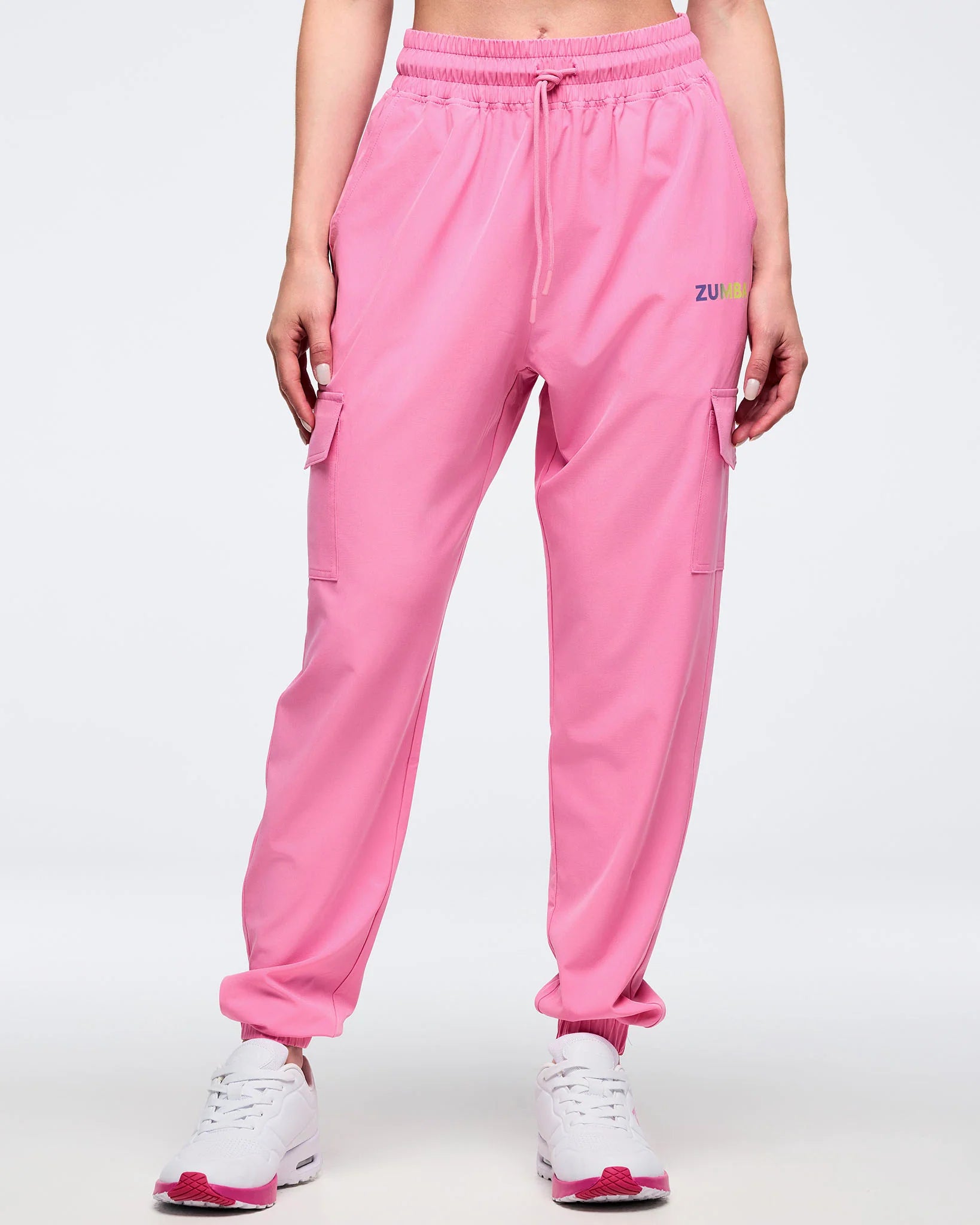 Pastel Woven Cargo Pants Z12