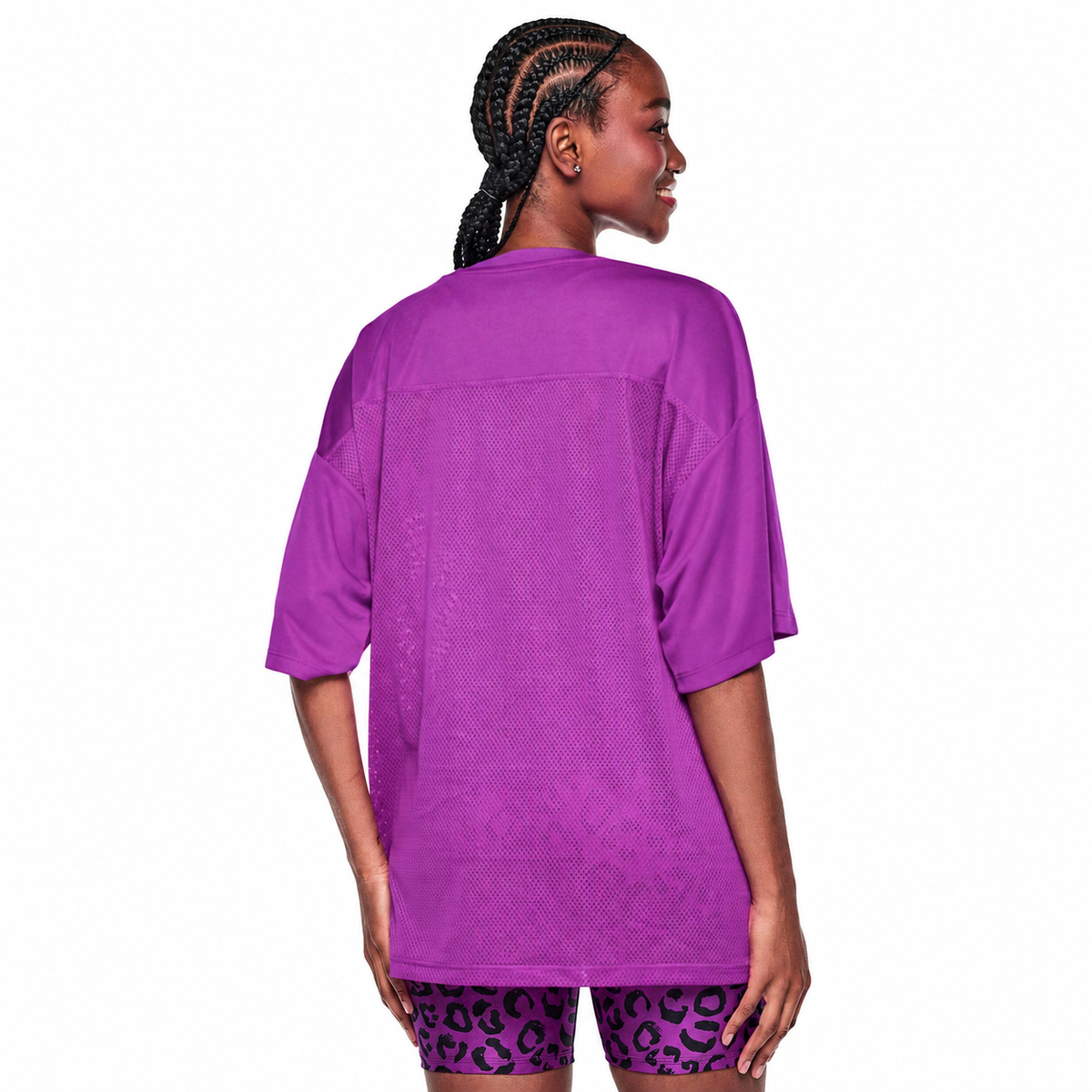 Ultrabright Oversized Mesh Sports Jersey