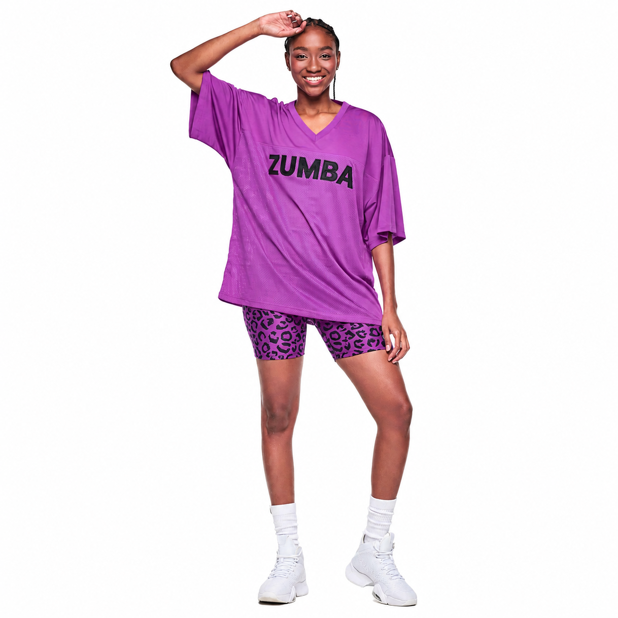 Ultrabright Oversized Mesh Sports Jersey