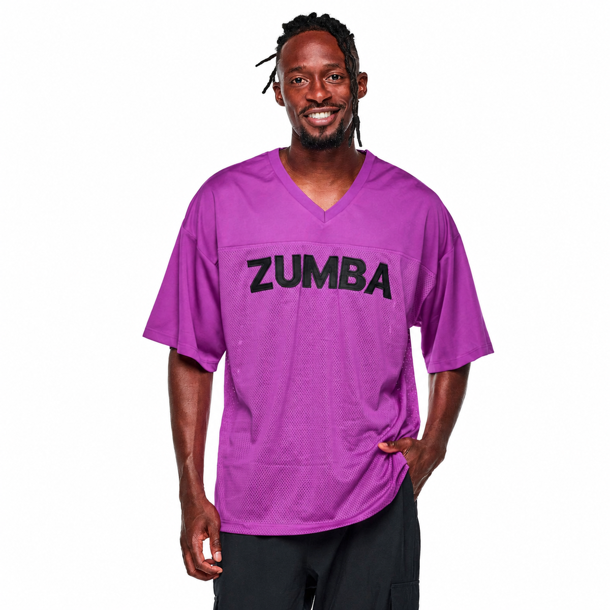 Ultrabright Oversized Mesh Sports Jersey