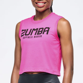 Zumba Libre Crew Neck Crop Tank Z23