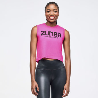 Zumba Libre Crew Neck Crop Tank Z23