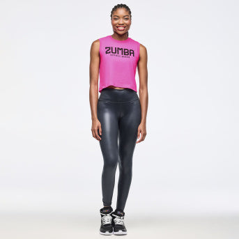 Zumba Libre Crew Neck Crop Tank Z23