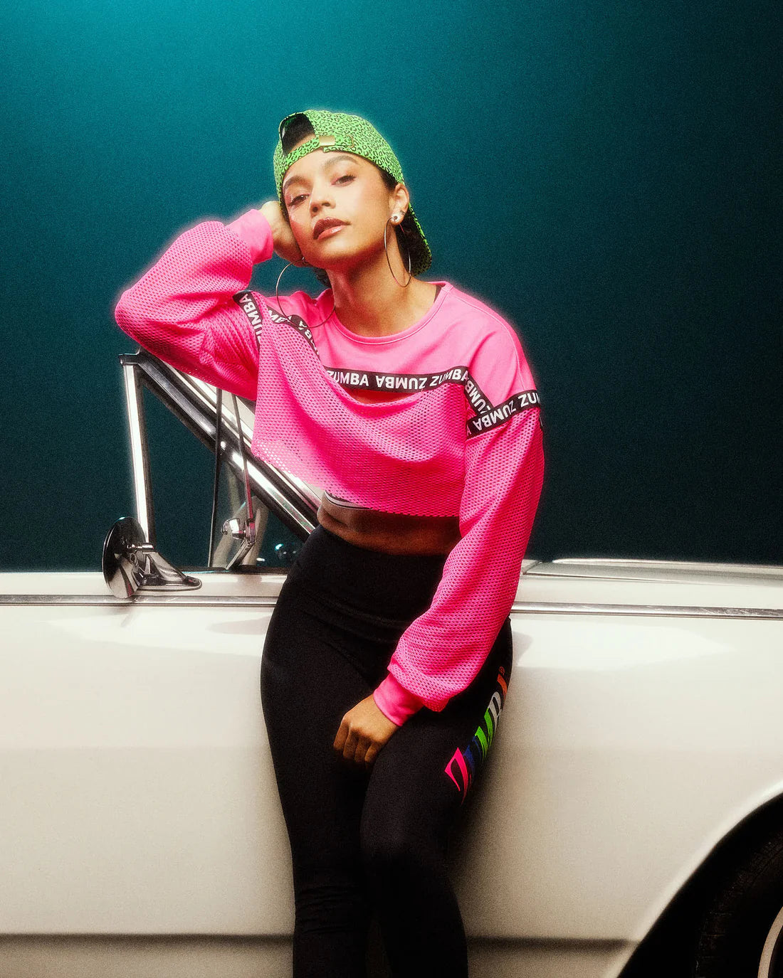 Dale-Z Long Sleeve Crew Neck Crop Top