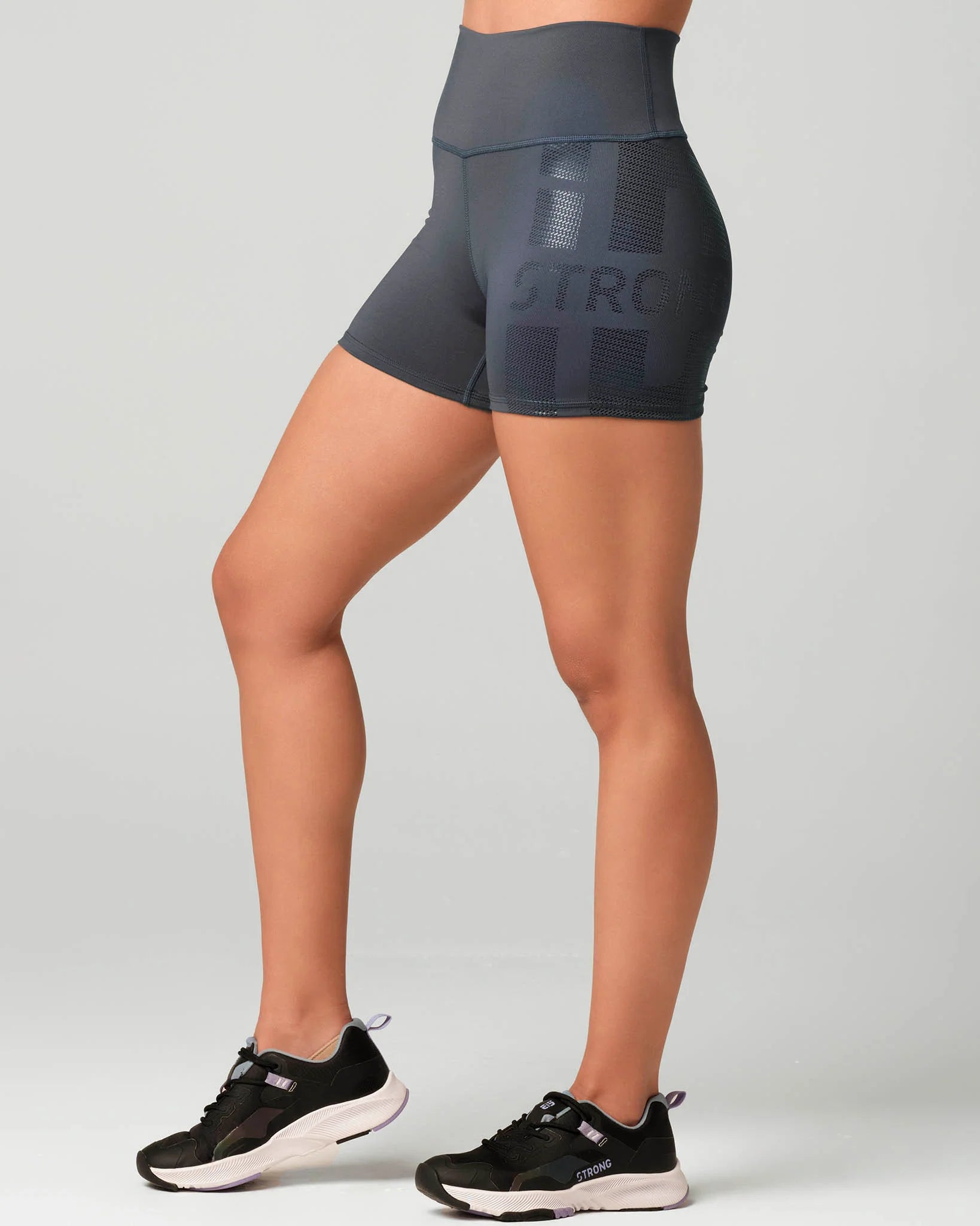 Strong Way Of Life High Waisted Shorts B15
