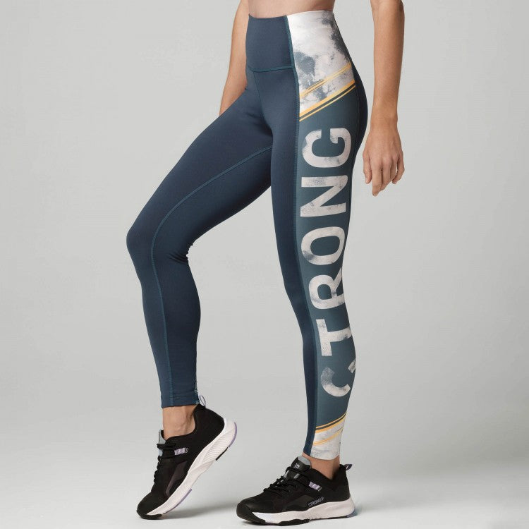Strong Way Of Life High Waisted Ankle Leggings Z22