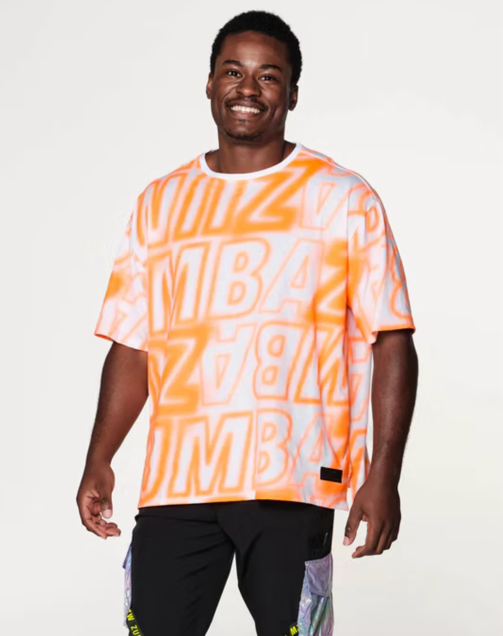 Zumba Energy Boxy Tee Z24
