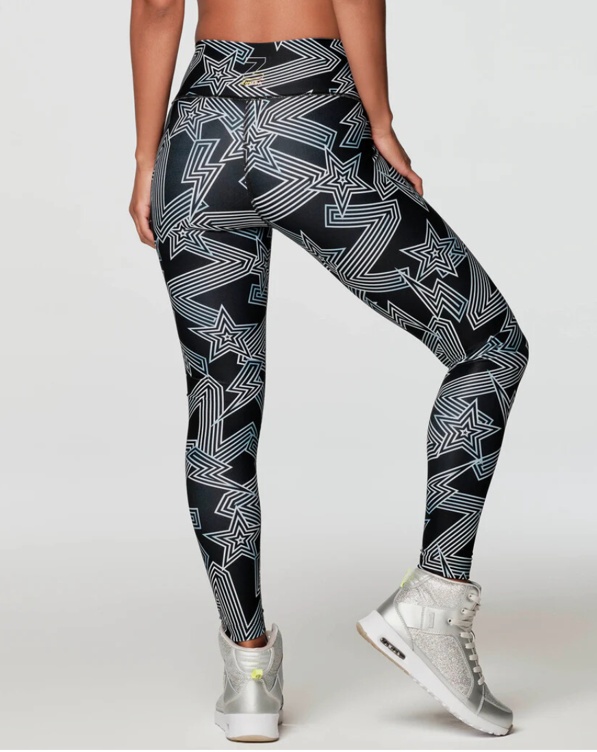 Zumba Roller Derby High Waisted Leggings Z22
