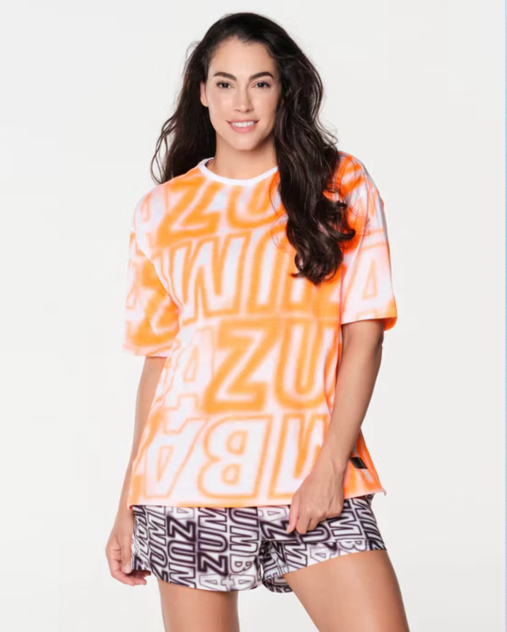 Zumba Energy Boxy Tee Z24