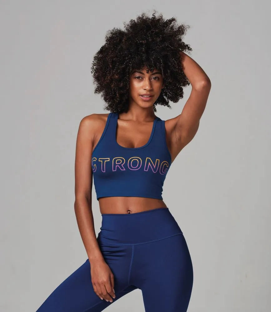 STRONG ID Crop Racerback Z22