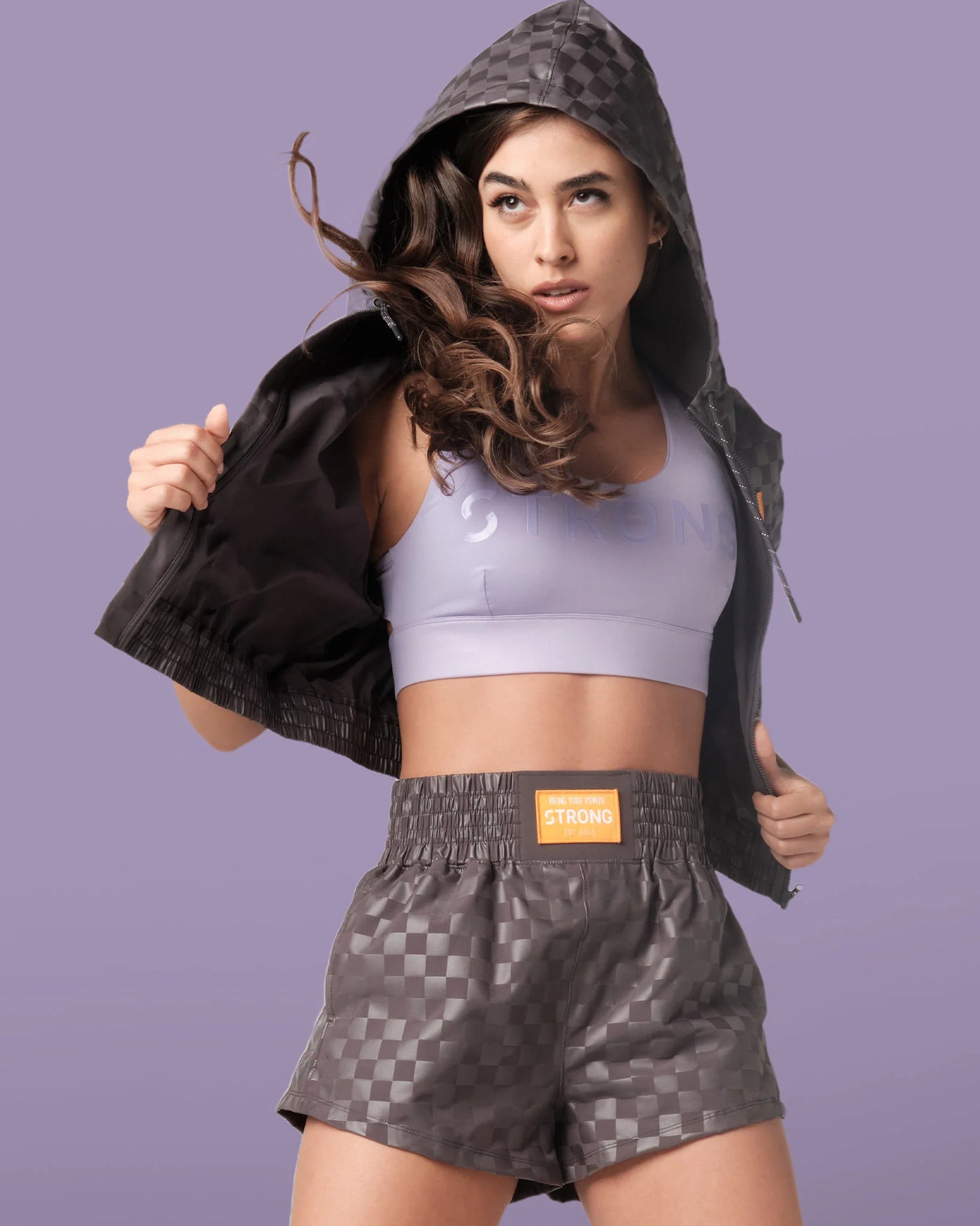Bring Your Power High Waisted Loose Shorts B15