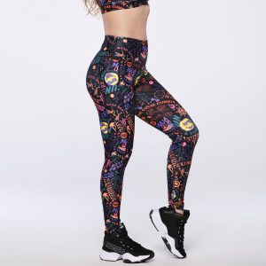 Club Zumba High Waisted Ankle Leggings Z22