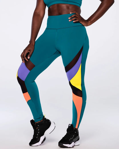 Zumba Muy Caliente High Waisted Ankle Leggings - BZ6