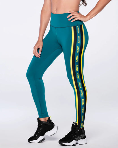 Zumba Music Lab High Wasted Ankle Leggings - BZ6
