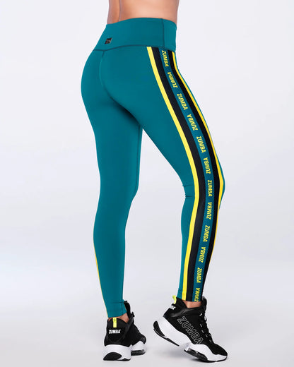 Zumba Music Lab High Wasted Ankle Leggings - BZ6