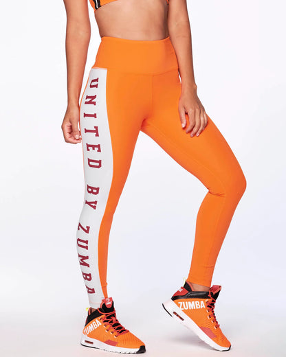 Zumba Stand Together High Waisted Ankle Leggings - BZ7
