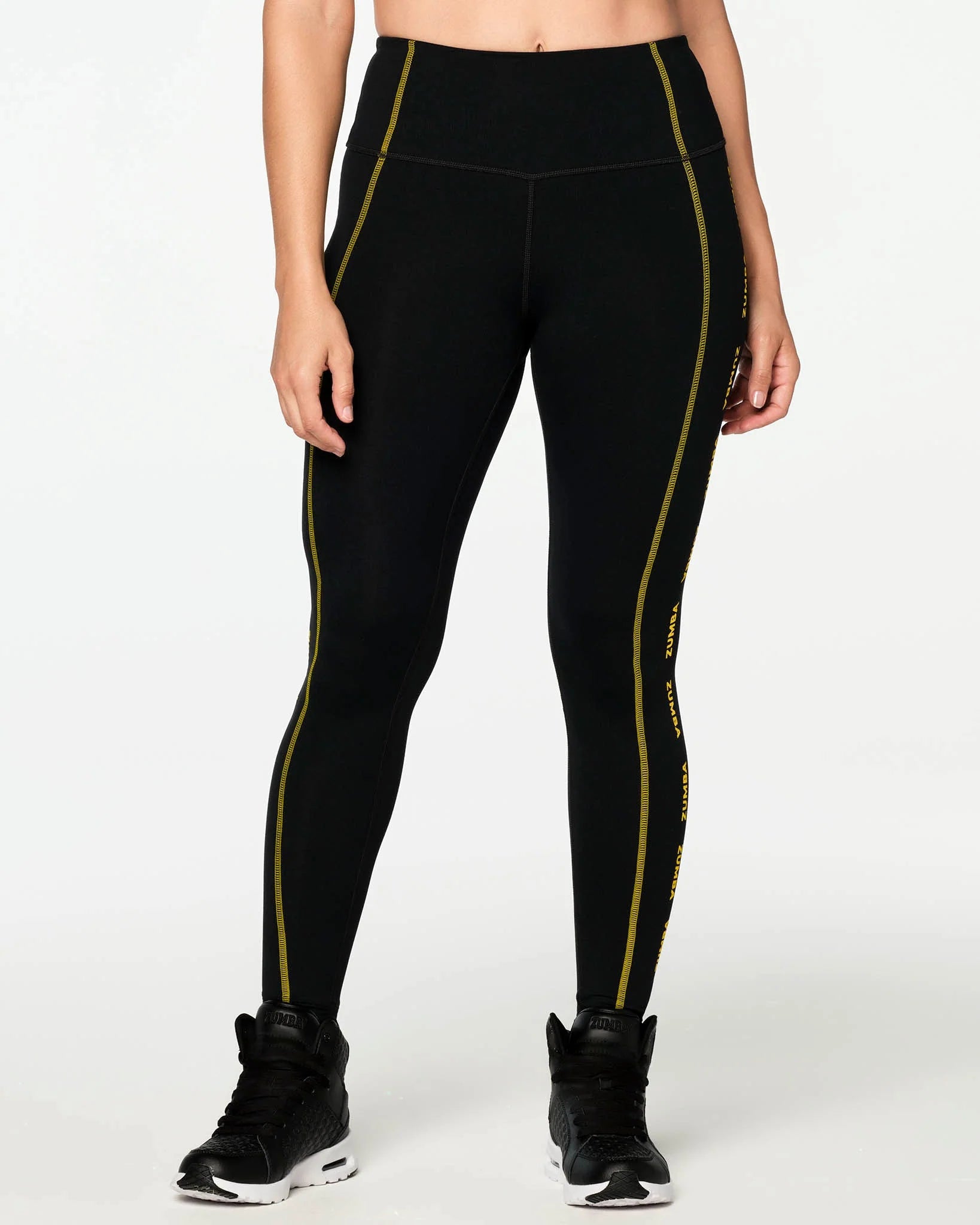 Zumba Bold High Waisted Ankle Leggings B5