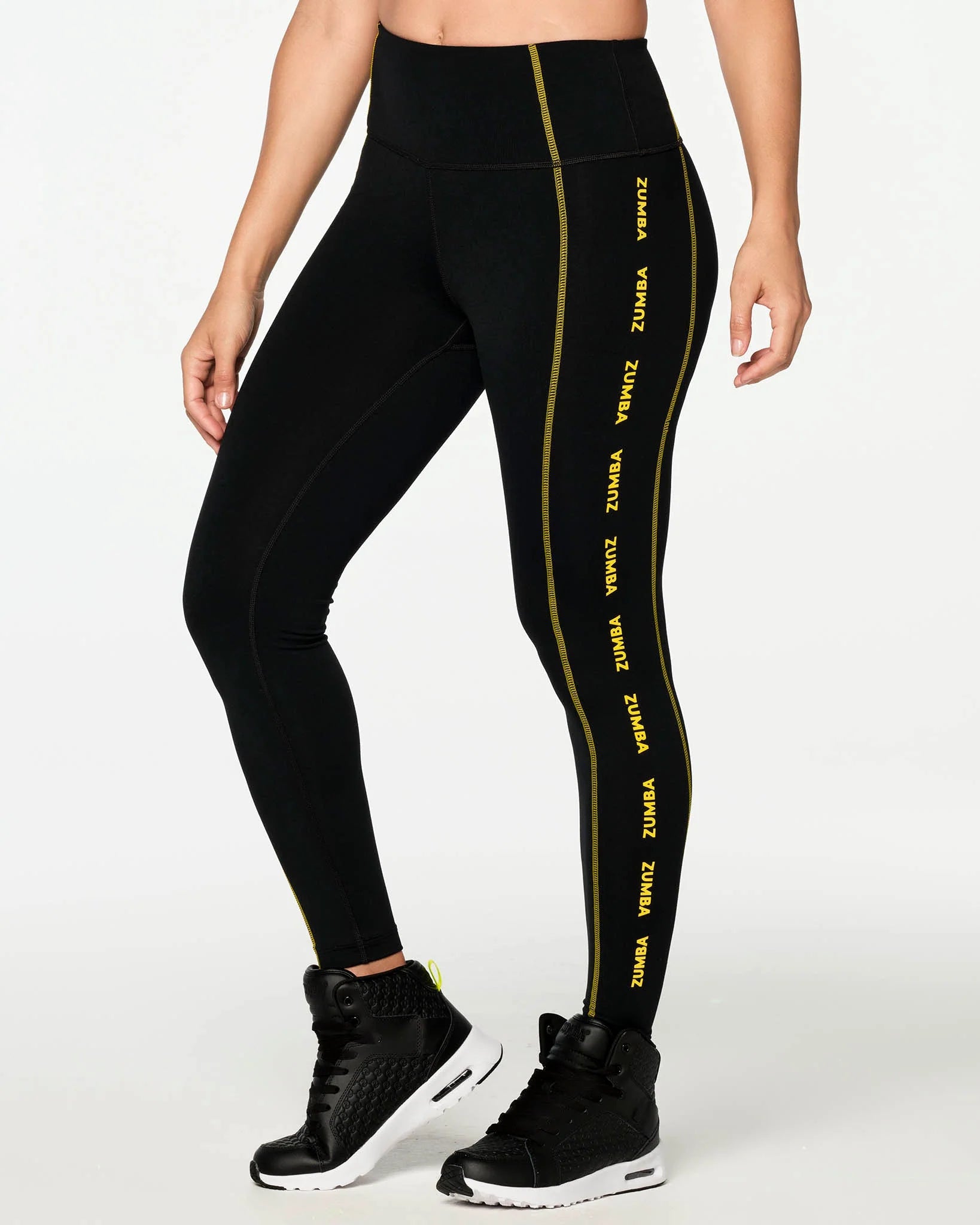 Zumba Bold High Waisted Ankle Leggings Z15 – Zumbawearcanada