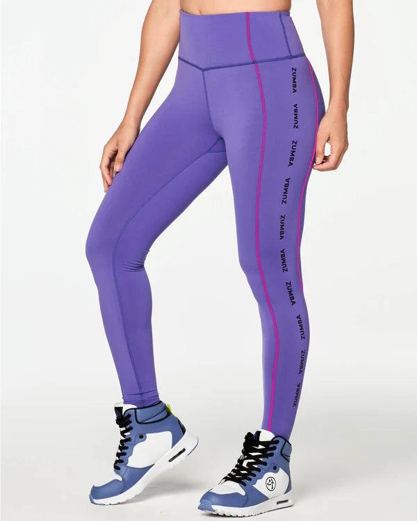 Zumba Bold High Waisted Ankle Leggings B5