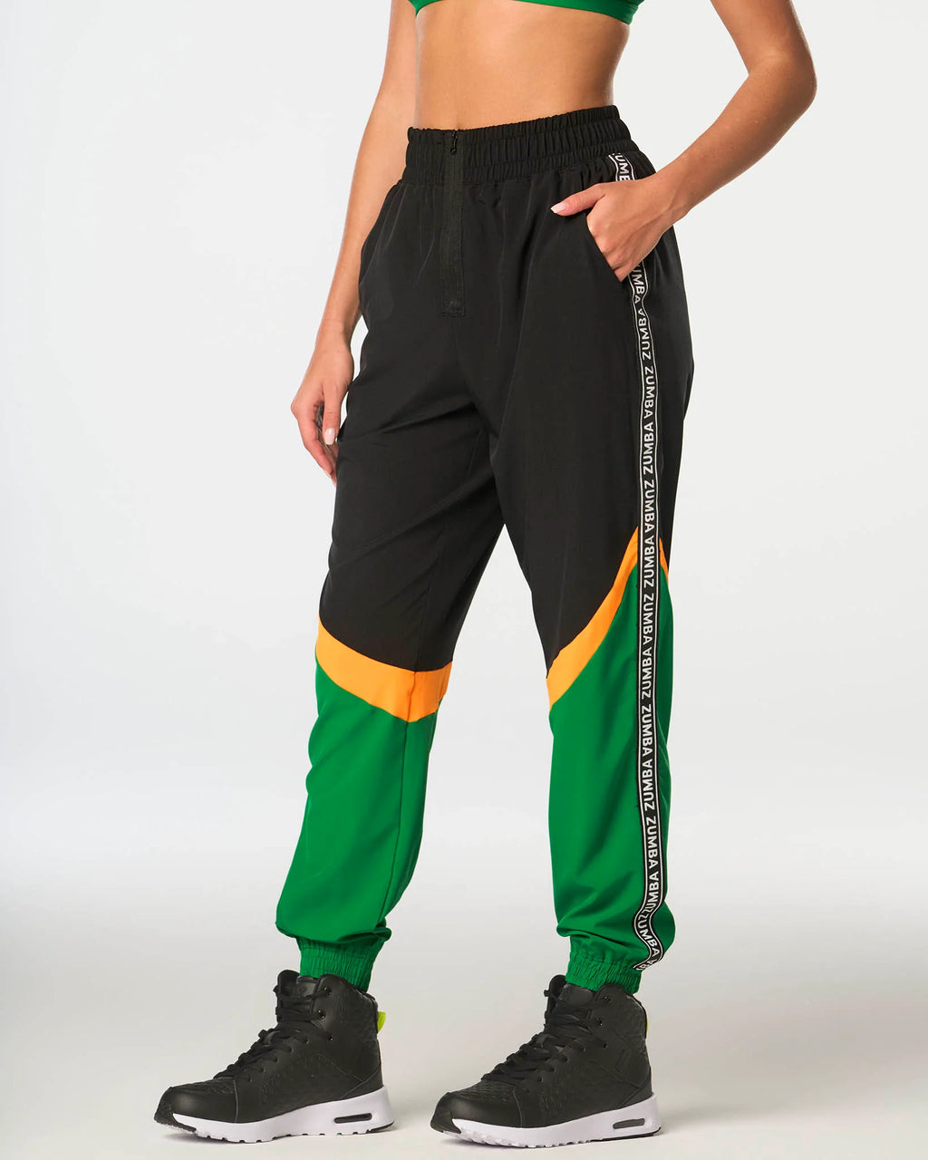 ウォーキング・ランニングウェア 90s track pants Zumba Sunset High Waisted Track Pants B9 – Zumbawearcanada