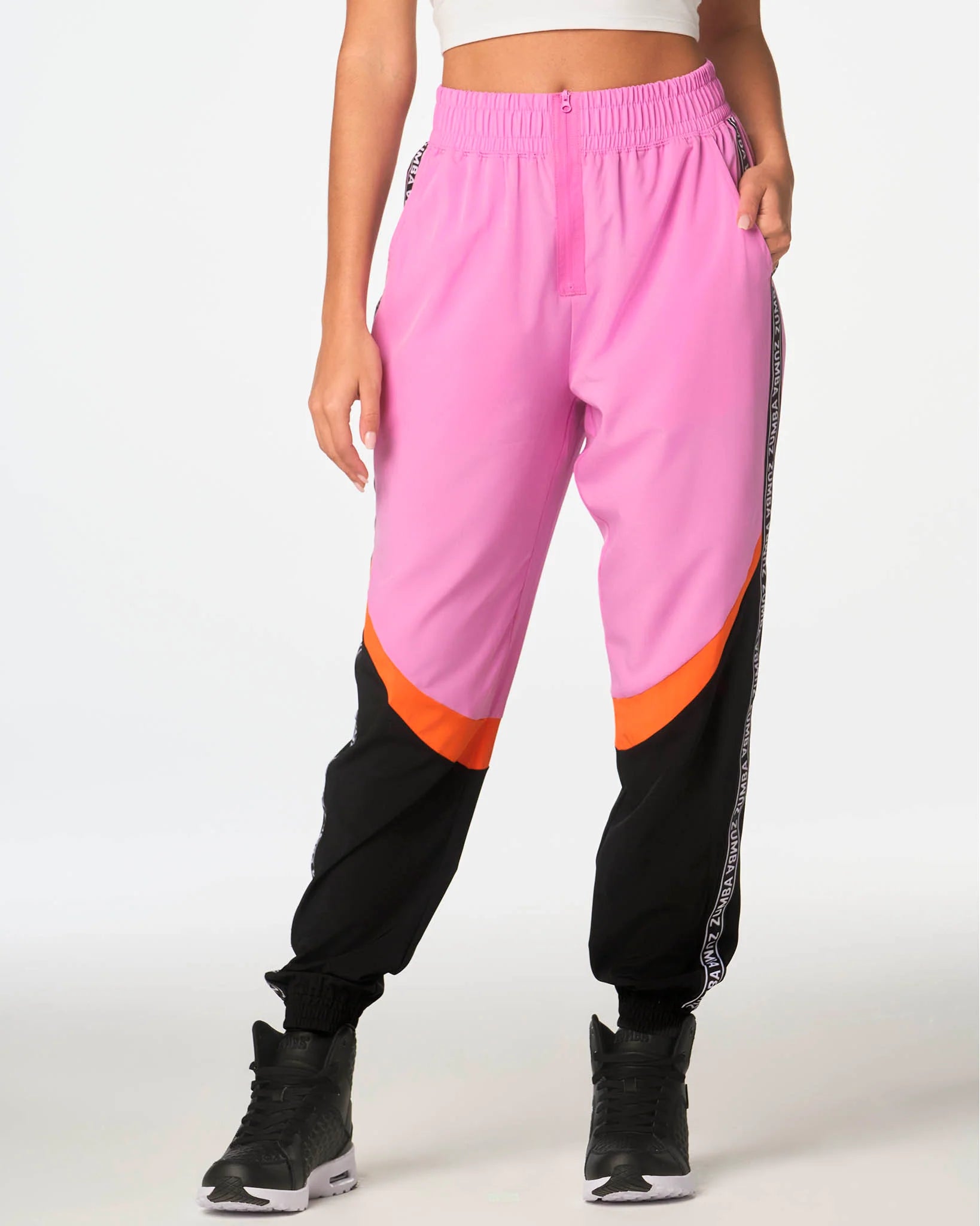 Zumba Sunset High Waisted Track Pants B9