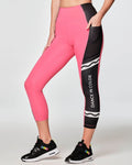Zumba X Crayola Dance In Color High Waisted Ankle Leggings-Pink Z16