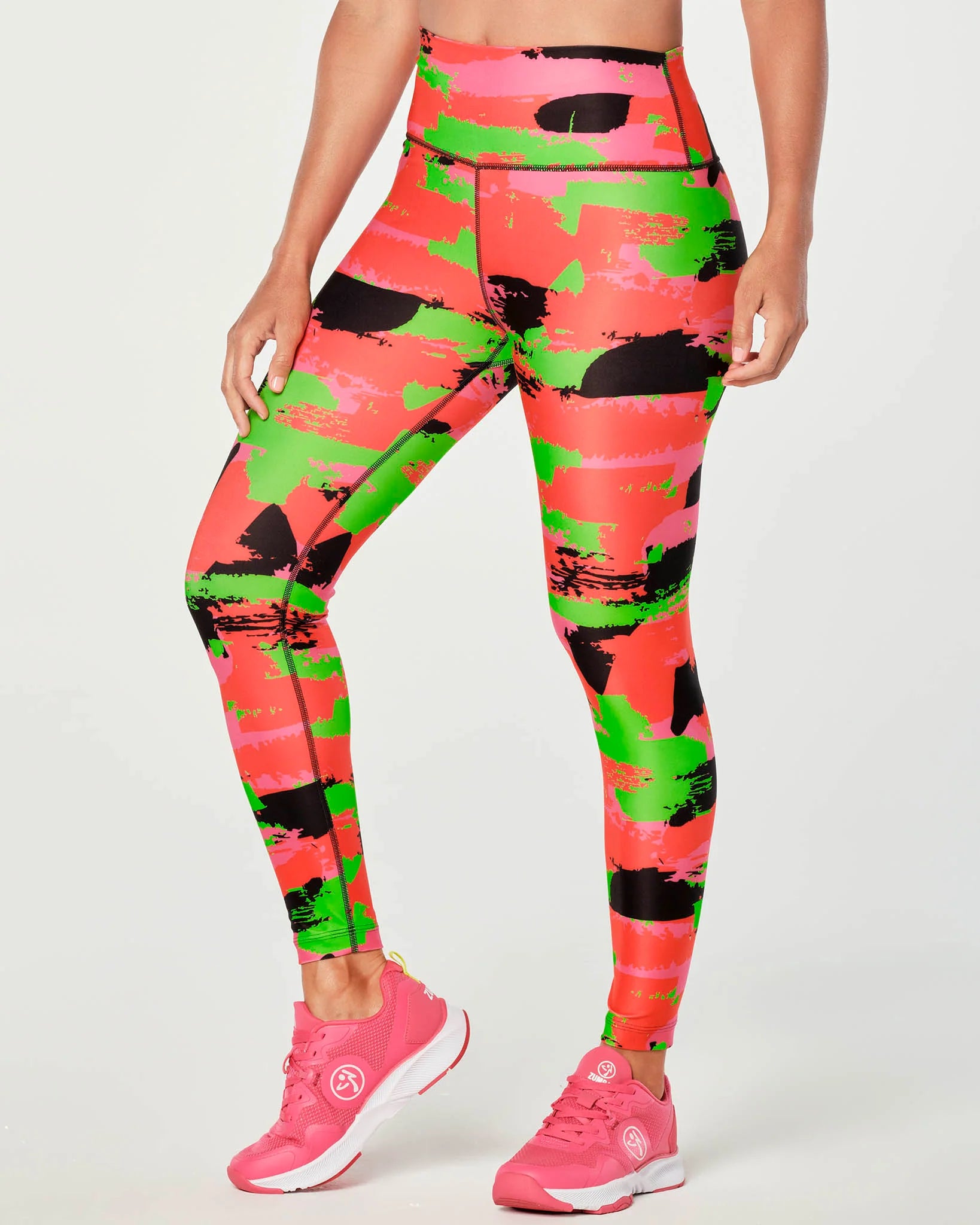 Zumba Free To Create High Waisted Ankle Leggings B3