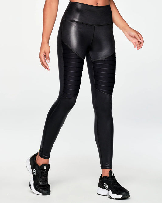 Zumba High Waisted Motto Ankle Leggings B3