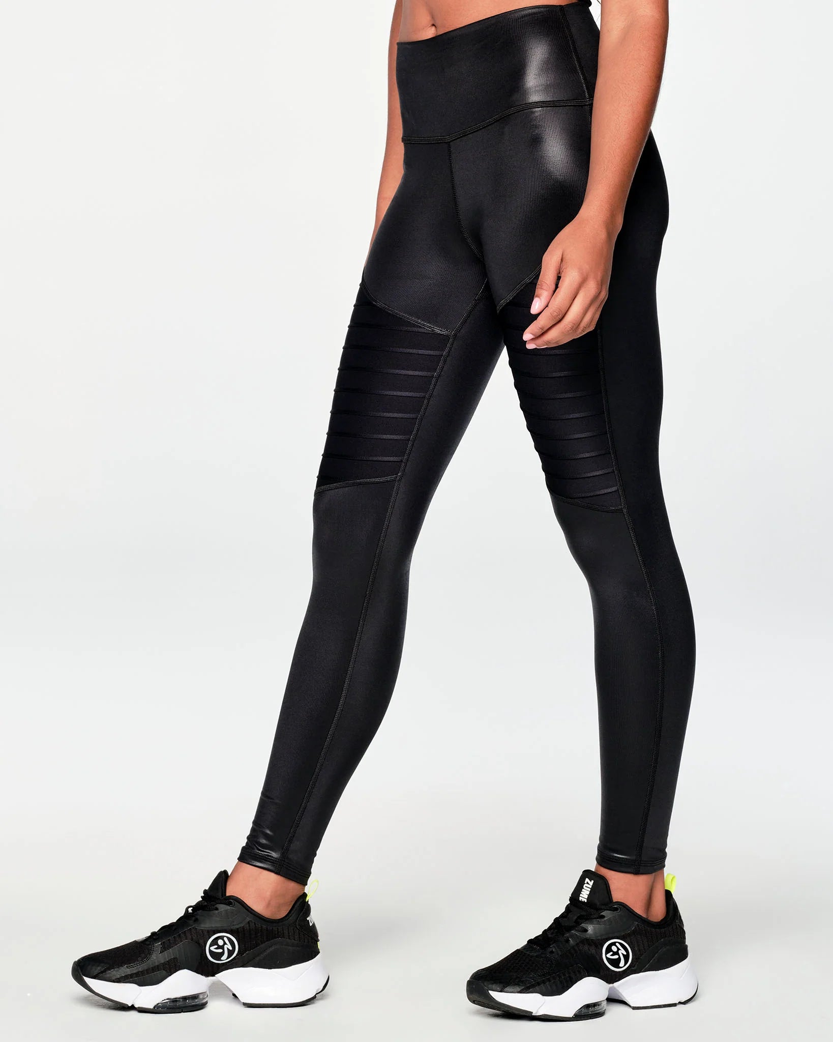 Zumba High Waisted Motto Ankle Leggings B3