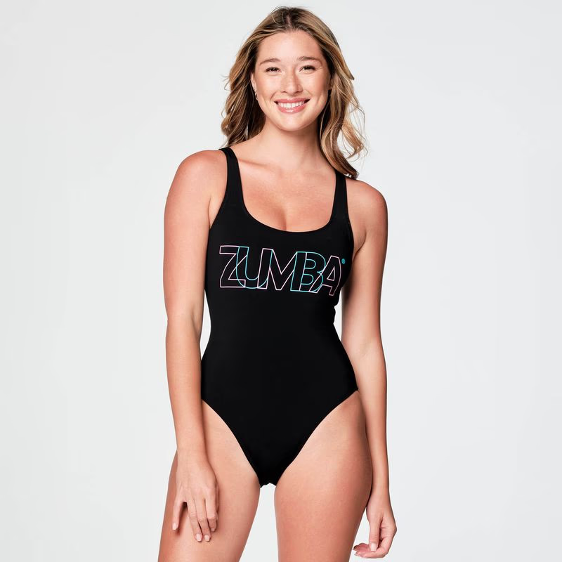 Zumba Swim Solid One-Piece Z23