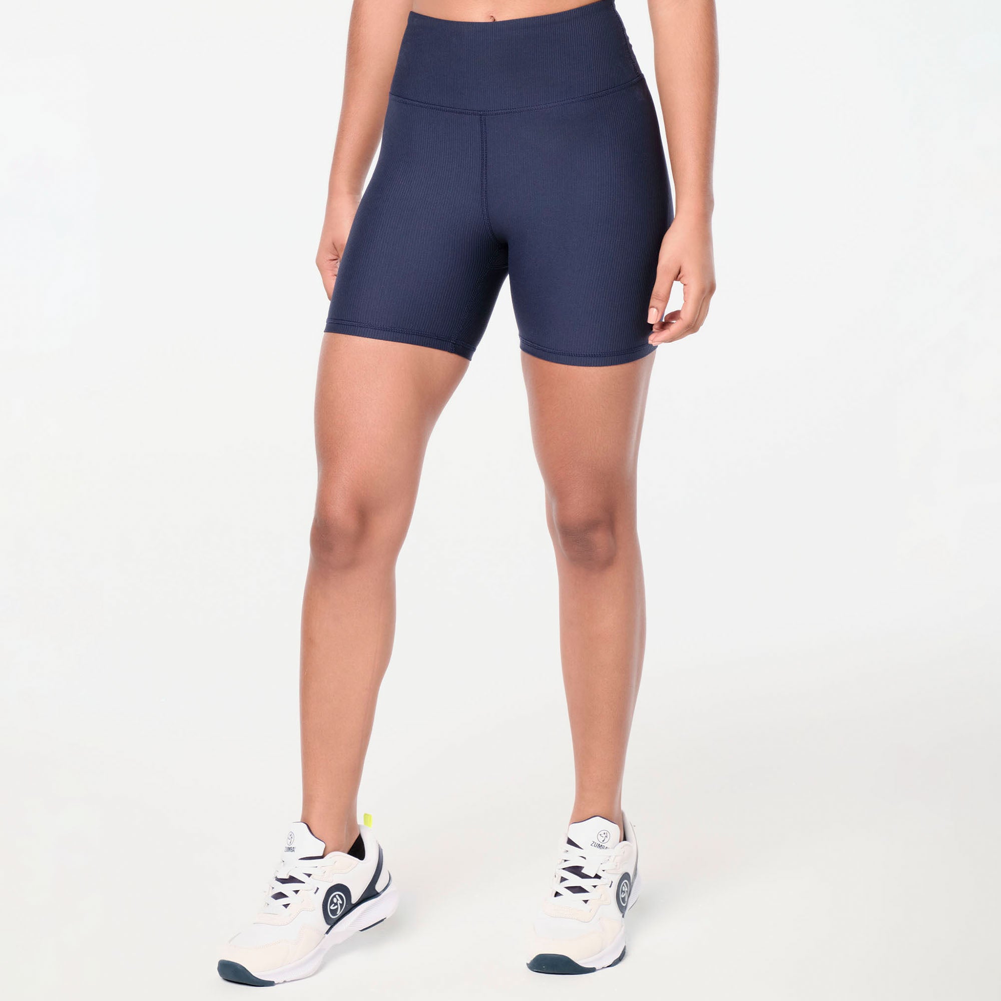 Zumba Prep High Waisted Rib Biker Shorts Z17