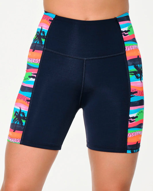 Zumba Sun And Swim Biker Shorts B2