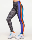 Zumba Explore High Waisted Ankle Leggings With Side Panels ZF