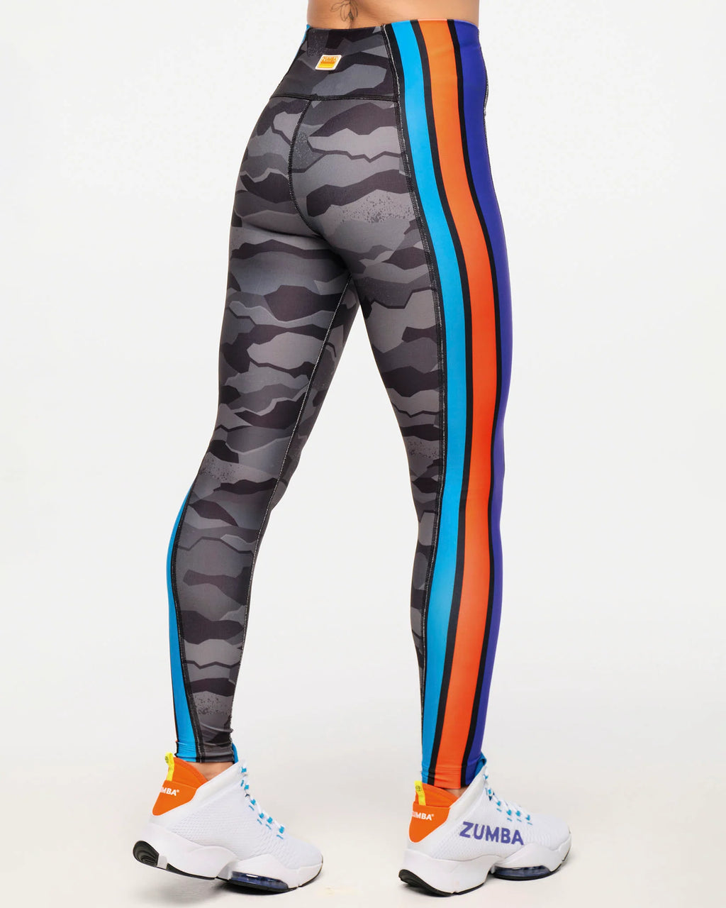Zumba Explore High Waisted Ankle Leggings With Side Panels Z12