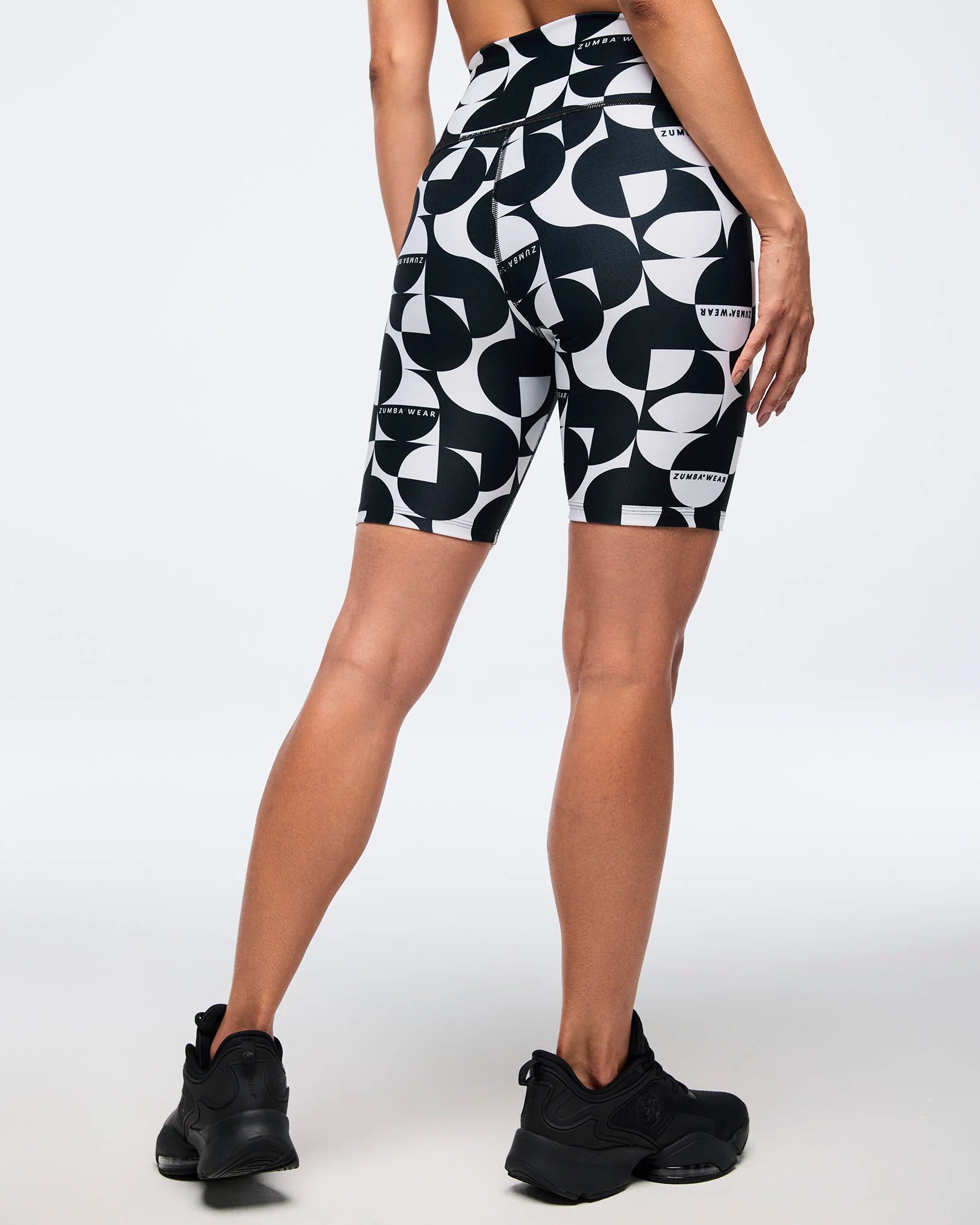 Zumba Haus High Waisted Long Biker Shorts B12